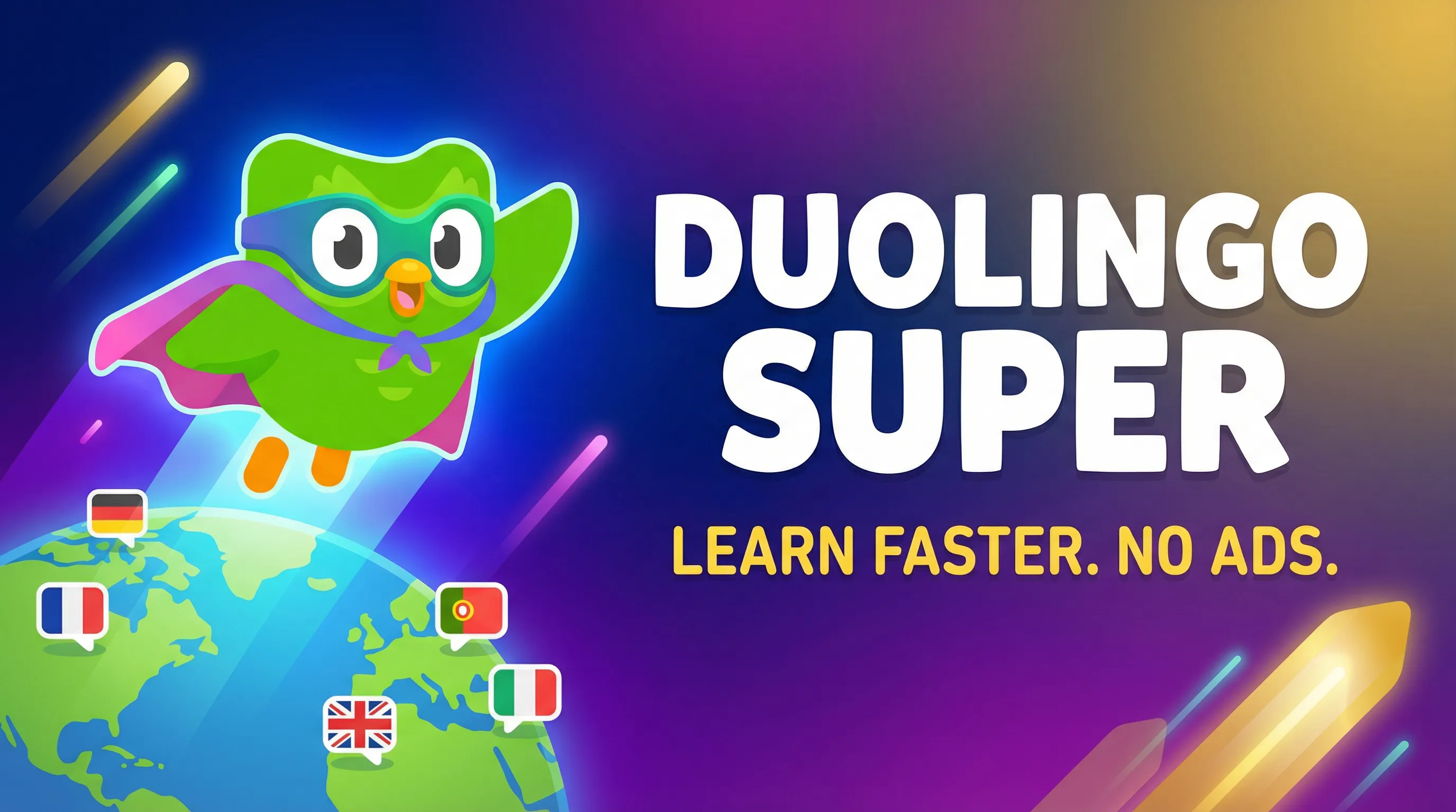 Duolingo super banner